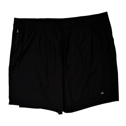 Russell Athletic Sport Shorts - 2XL Black Polyester