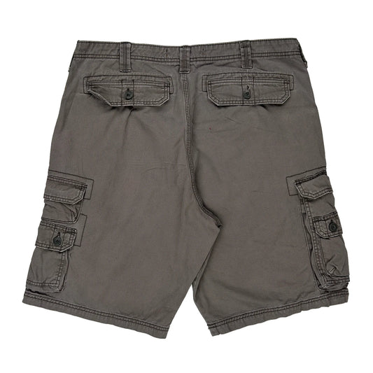 Lee Cargo Shorts - 38W 11L Grey Cotton