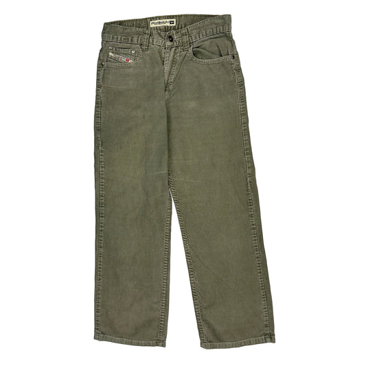 Diesel Corduroy Jeans - 30W 30L Green Corduroy