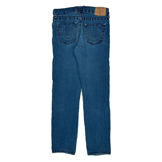 True Religion Skinny Jeans - 28W UK 6 Blue Denim