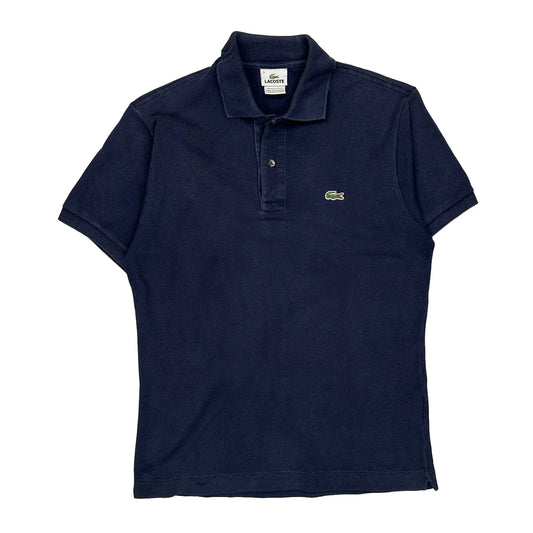 Lacoste Polo Shirt - Small Navy Cotton