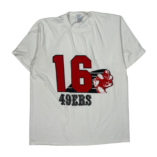 49Ers Anvil Football T-Shirt - XL Red Cotton