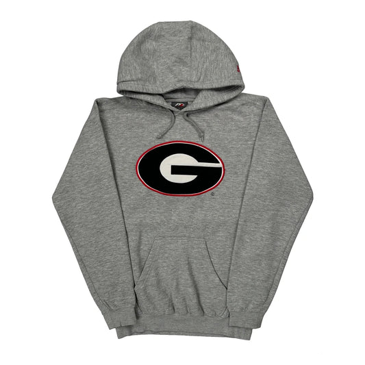 University Of Georgia Pro Player College Hoodie - Small Grey Cotton