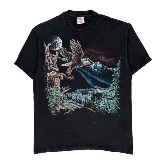 Stand Out Graphic T-Shirt - XL Black Cotton