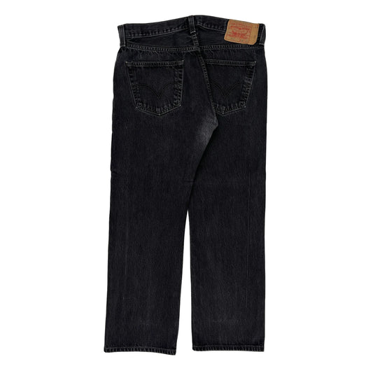 501 Levis Jeans - 34W 29L Black Cotton