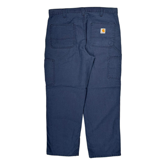 Vintage Carhartt Carpenter Trousers - 36W 29L Blue Cotton Blend