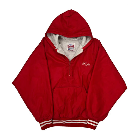 Oregon Game Spellout Windbreaker - Medium Red Nylon