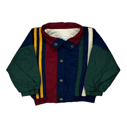 Age 24 Months Weather Tame Striped Bomber Jacket - 2XS Multicoloured Cotton