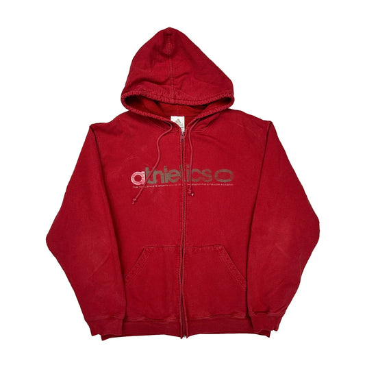 Adidas Hoodie - Large Red Cotton