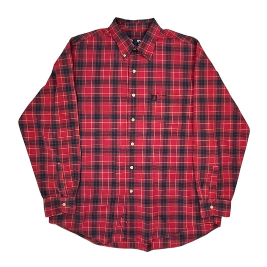 Chaps Ralph Lauren Checked Shirt - XL Red Cotton