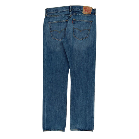 501 Levis Jeans - 35W 33L Blue Cotton