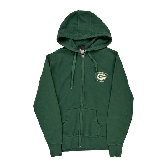 Green Bay Packers Nfl Hoodie - Medium Green Cotton Blend