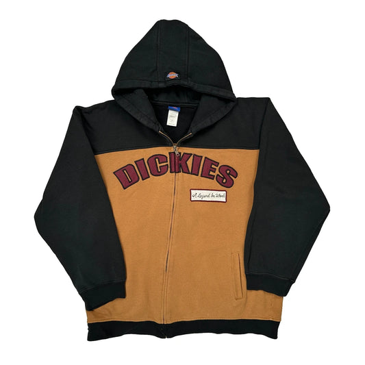 Vintage A Legend In Work Dickies Spellout Hoodie - XL Black Cotton