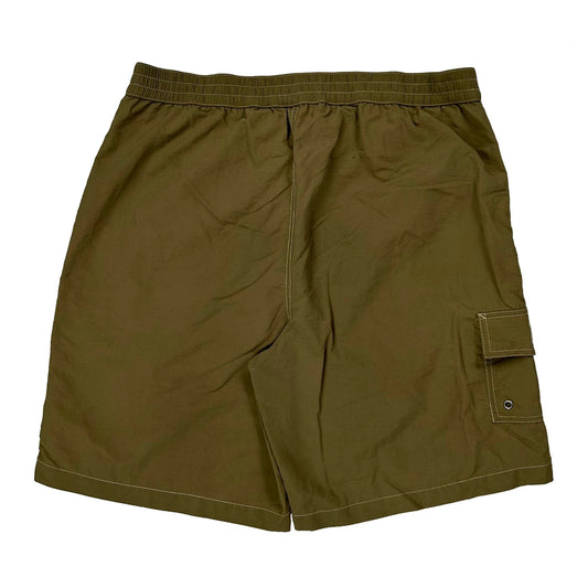Vintage Polo By Ralph Lauren Swim Shorts - Large Green Nylon