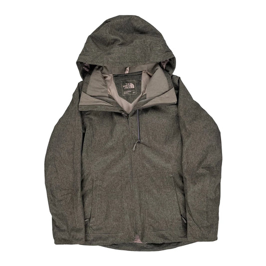 The North Face Waterproof Jacket - Small Grey Polyester