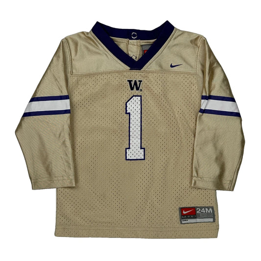 Age 2 Nike Football Jersey - 3XS Gold Polyester