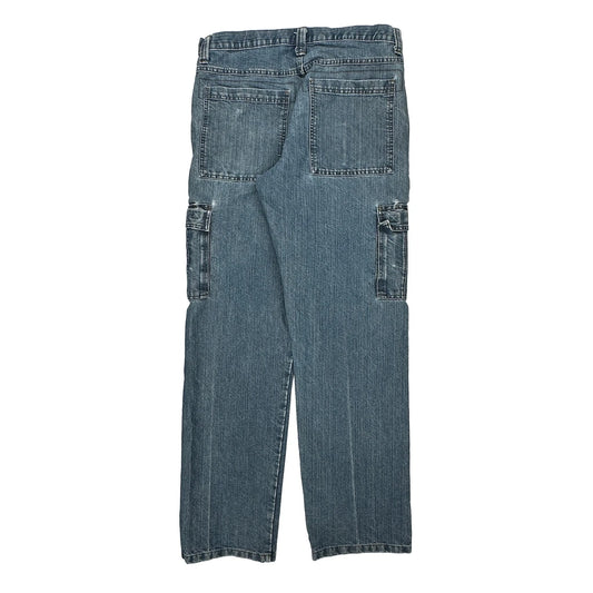 Wrangler Cargo Trousers - 34W 31L Blue Denim