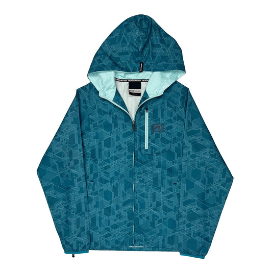 Vintage Ecko Unltd Waterproof Jacket - Medium Blue Polyester