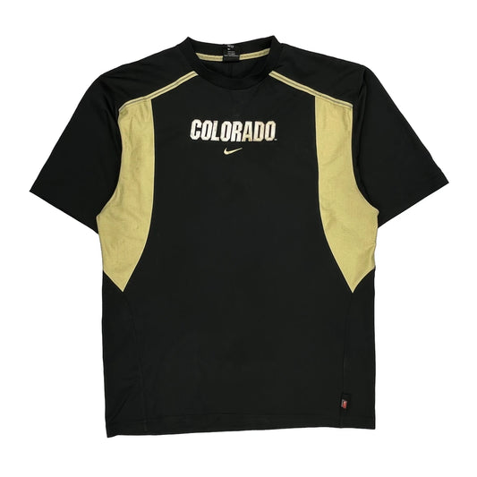 Colorado Nike College T-Shirt - Medium Black Polyester