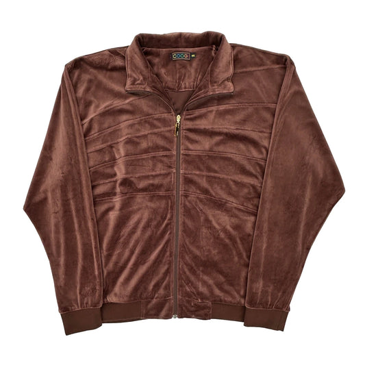 Coogi Zip Up - 2XL Pink Polyester