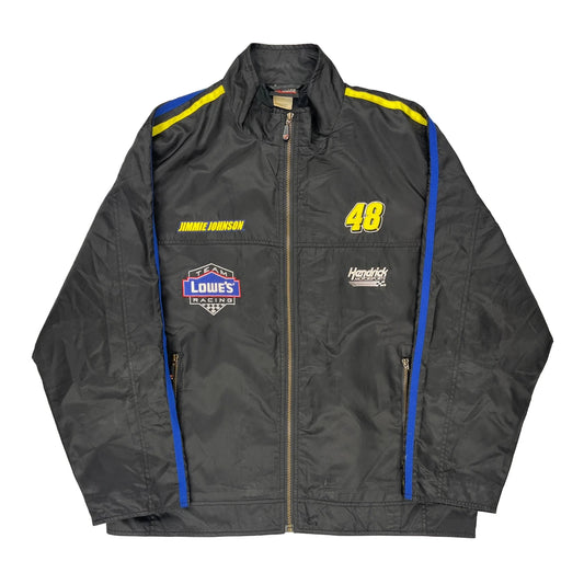 Team Lowe'S Racing Chase Authentics Nascar Jacket - 2XL Grey Polyester