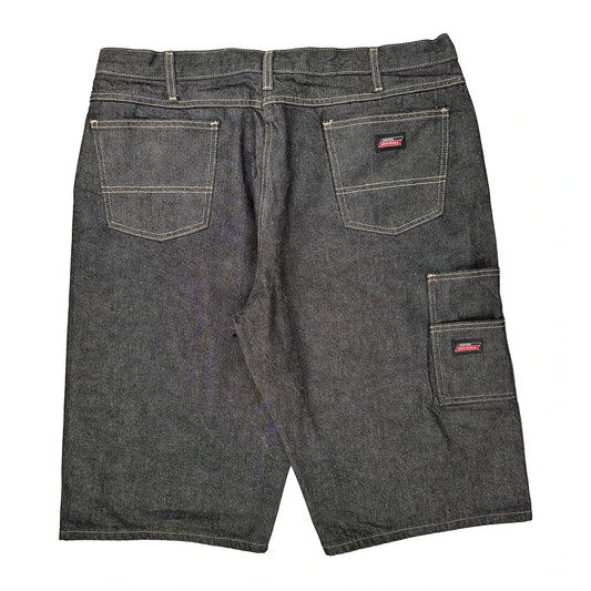 Dickies Denim Shorts - 40W 12L Grey Cotton