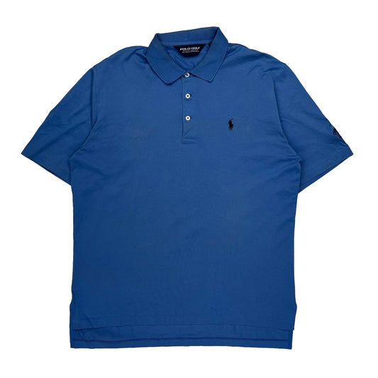 Vintage Ralph Lauren Polo Shirt - Medium Blue Cotton