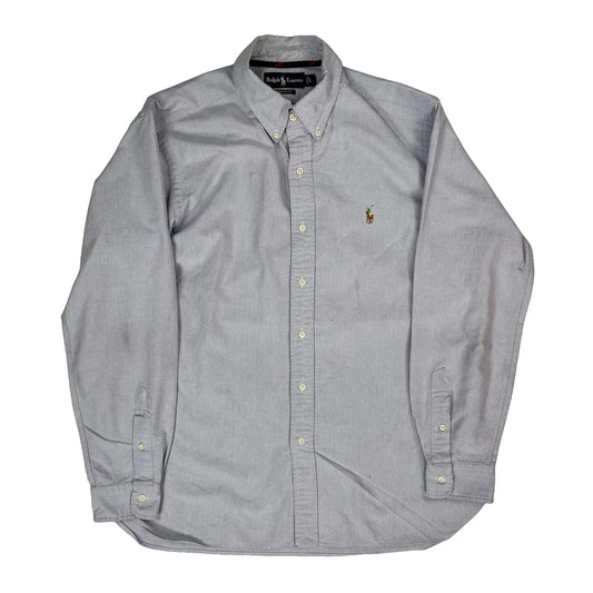 Ralph Lauren Shirt - Large Grey Cotton