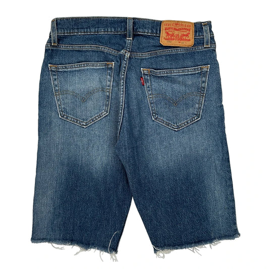 Levis Denim Shorts - 30W 10L Blue Cotton