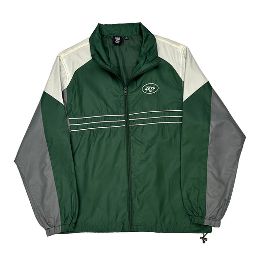 New York Jets Reebok Nfl Jacket - Large Green Polyester
