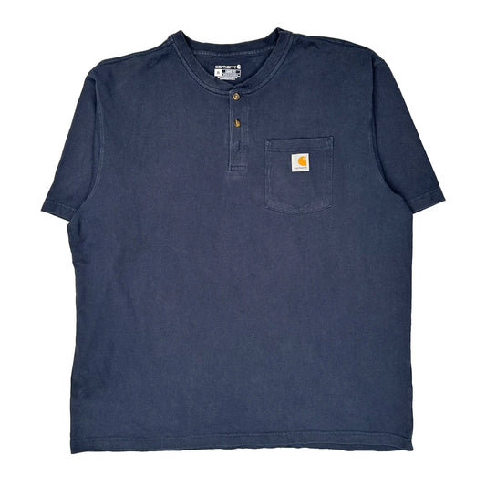 Carhartt T-Shirt - XL Navy Cotton