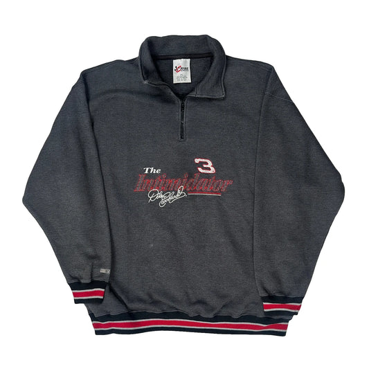 The Intimidator Chase Authentics 1/4 Zip - 2XL Grey Cotton Blend