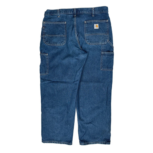 Carhartt Carpenter Jeans - 36W 30L Blue Cotton