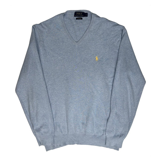 Polo By Ralph Lauren Jumper - Large Blue Cotton