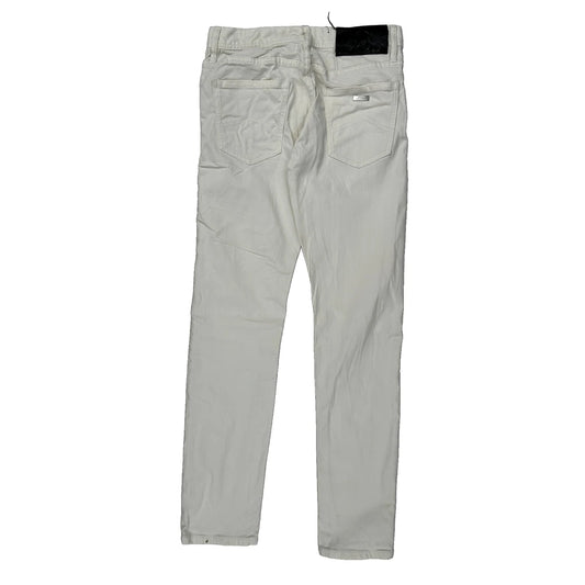 Armani Exchange Slim Jeans - 28W UK 6 White Cotton