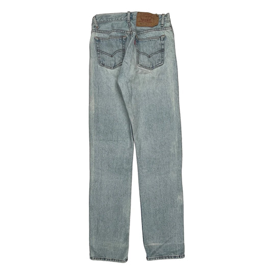 501 Levis Jeans - 28W UK 8 Light Wash Denim