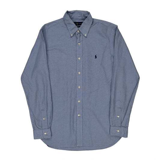 Ralph Lauren Checked Shirt - Medium Blue Cotton