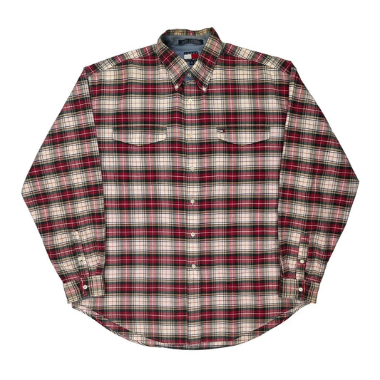 Tommy Hilfiger Checked Shirt - XL Multicoloured Cotton