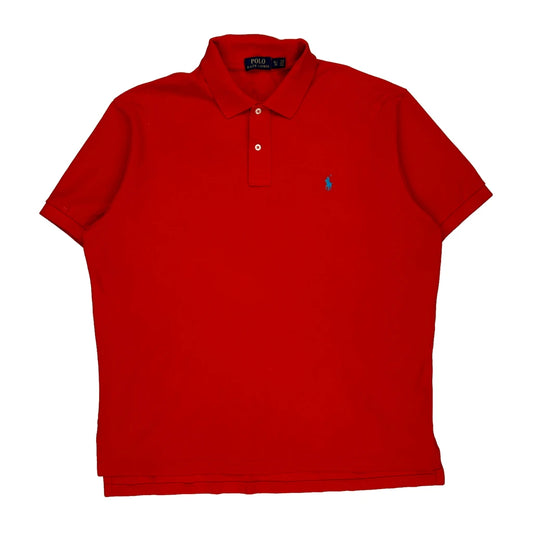 Ralph Lauren Polo Shirt - XL Orange Cotton