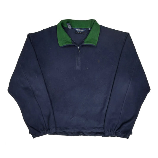 Polo By Ralph Lauren Fleece - XL Navy Polyester