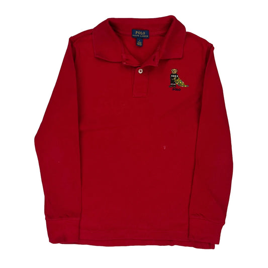 Age 7 Polo By Ralph Lauren Polo Shirt - Small Red Cotton