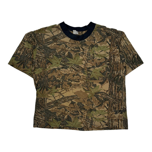 Unbranded T-Shirt - Large Brown Cotton