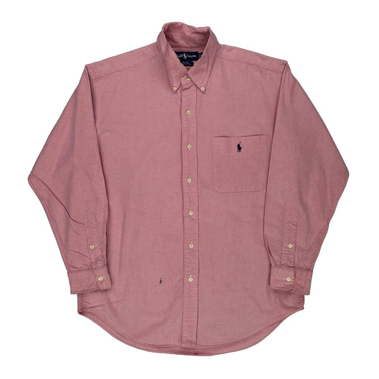 Blake Ralph Lauren Shirt - Large Pink Cotton