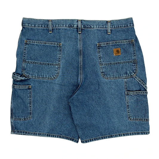 Carhartt Carpenter Shorts - 38W 8L Blue Cotton