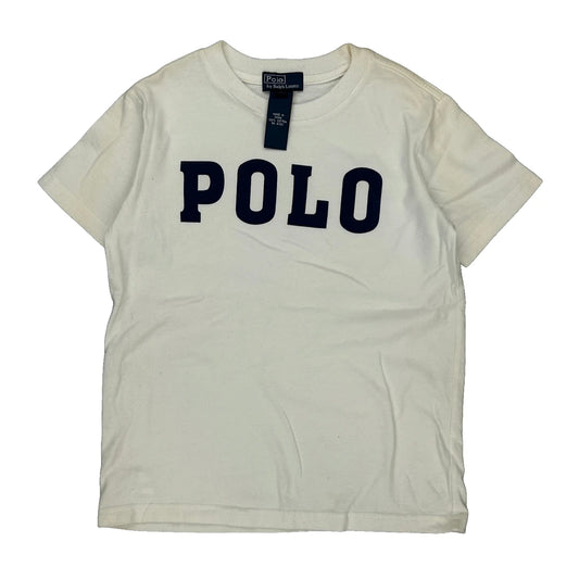 Age 5 Polo By Ralph Lauren T-Shirt - Small White Cotton