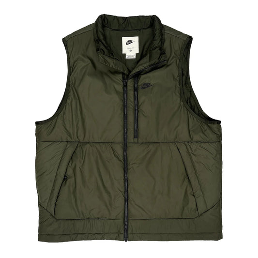 Vintage Nike Gilet - XL Green Polyester