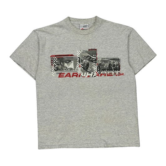 Dale Earnhardt Jr. Competitors View Nascar T-Shirt - Large Grey Cotton