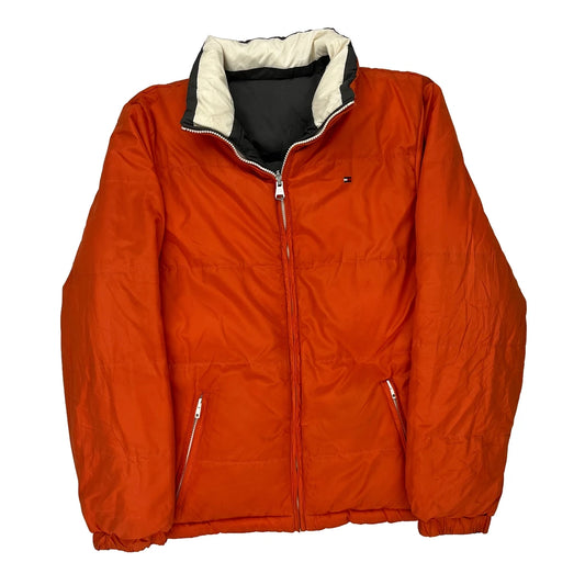 Tommy Hilfiger Reversible Puffer - Small Orange Polyester
