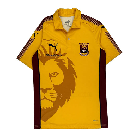 Carrum Lions Cricket Puma Jersey - 2XL Yellow Polyester