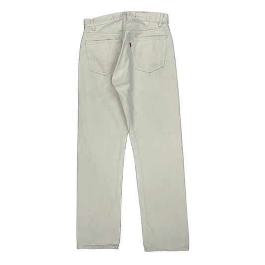 Levis Jeans - 30W 31L White Cotton